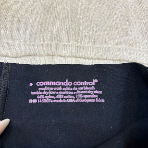 Ladies Commando Control Classic Half Slip with Control Black Size Smalll - Picture 5 of 8